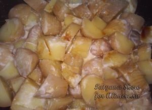 Картофель в сметане