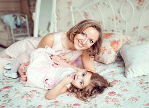 Фотосессия мама с дочкой