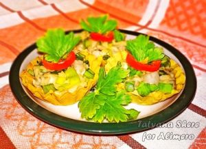 Тарталетки с сельдью