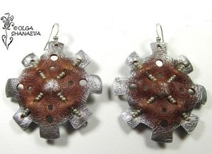Украшения из кожи, мастер-классы.