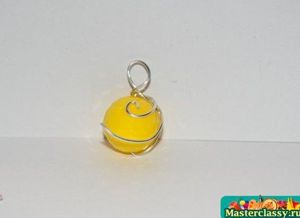 Серьги из проволоки и бусин, мастер-классы.