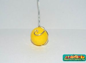 Серьги из проволоки и бусин, мастер-классы.