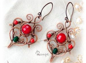 Серьги из проволоки, идеи.