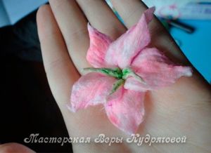 Поделки из ватных дисков, мастер-классы.