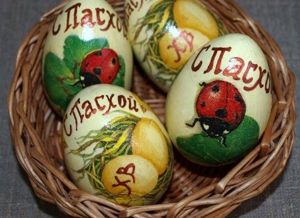 Декор пасхальных яиц
