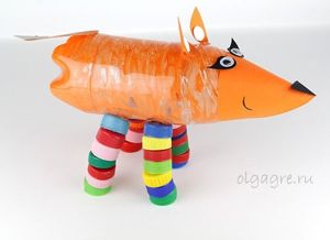 Животные из пластиковых бутылок