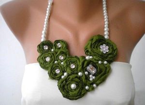 Украшения из ткани, идеи.