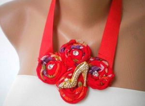 Украшения из ткани, идеи.