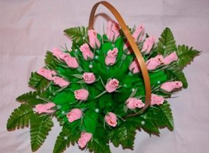 Корзины из конфет