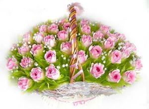 Корзины из конфет