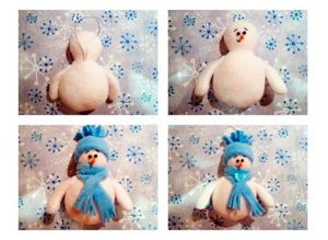 Снеговики своими руками