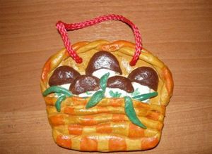 Детские поделки из соленого теста