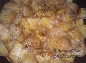 Картофель в сметане