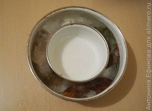 Ледяной подсвечник своими руками