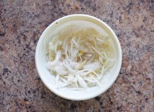 салат из селедки и стручковой фасоли