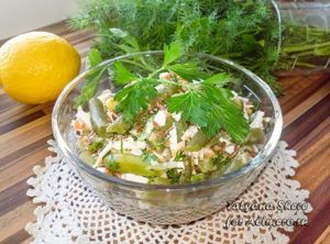 Салат из стручковой фасоли