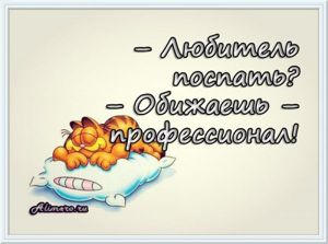 Забавные высказывания о сне