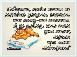 Забавные высказывания о сне