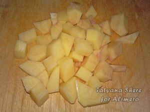 Гороховый суп с оливками