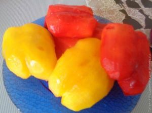 Салат из болгарского перца с курицей