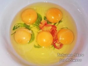 омлет с цветной капустой