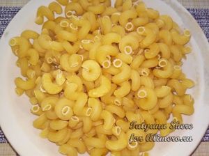 Макароны с грибами