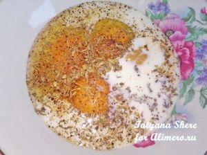 Омлет с помидорами и капустой