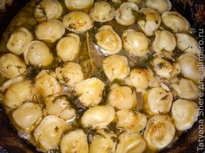 Жареные пельмени