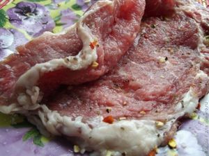 мясо с луком