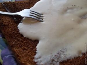 торт с зефиром и фруктами