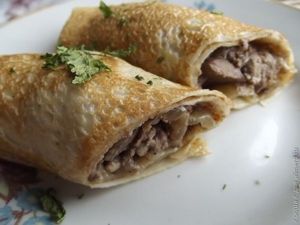 блинчики с печенью