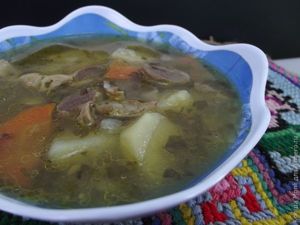 суп с гречкой