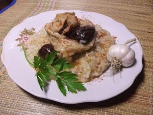 плов с курицей в мультиварке