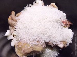 плов с курицей в мультиварке