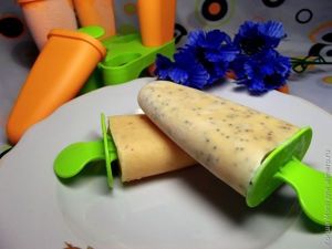 персиковое мороженое с маком