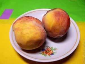 персиковое мороженое с маком
