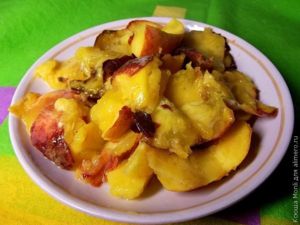 персиковое мороженое с маком