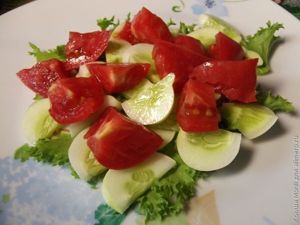 салат с сыром панир