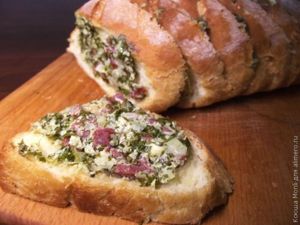 фаршированный хлеб
