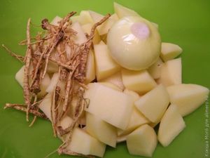 куриный суп с клецками