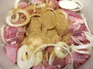 шашлык из свинины в кефире