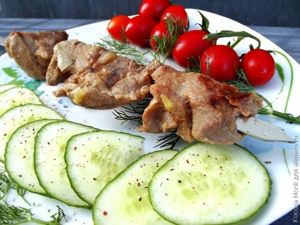шашлык из свинины в кефире
