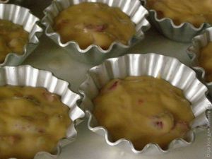 клубничные маффины