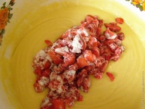 клубничные маффины
