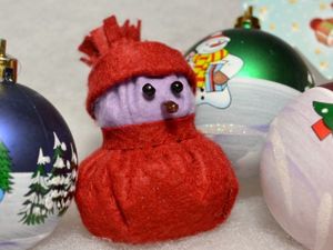 новогодние поделки из фетра