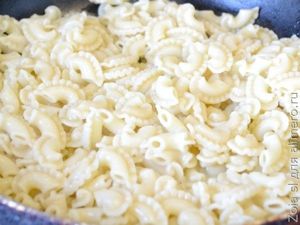 макароны с яйцом