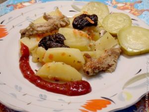 тушеный картофель