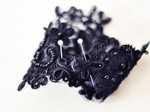 Украшения из кружева, мастер-классы.