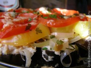 Овощная запеканка с фаршем