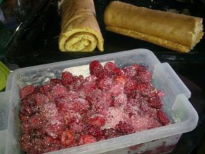 малина с сахаром малина с сахаром